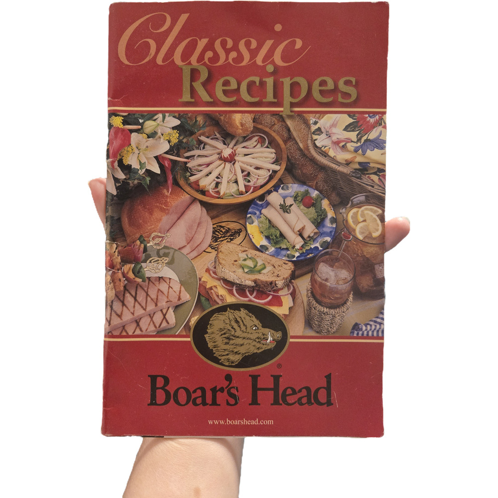 Classic Recipes Boar’s Head Softcover Cookbook 2004 Gourmet Sandwich Spread